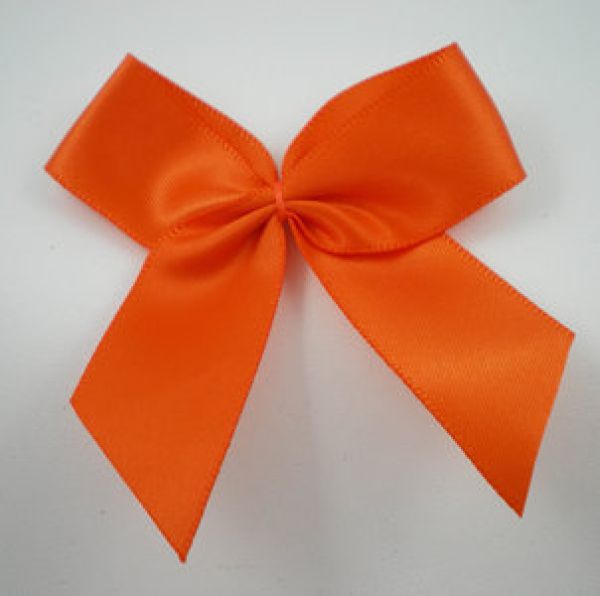 Schleife XL 6,5 cm - orange