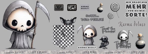 Bügelbildbogen * KarmaDeluxe * 20x55cm